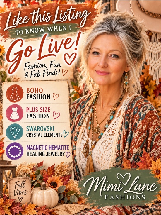 mimilanefashion Other - Mimilanefashion Is LIVE, Boho Fashion, Curvy Girl Fashion And Amazing Jewelry